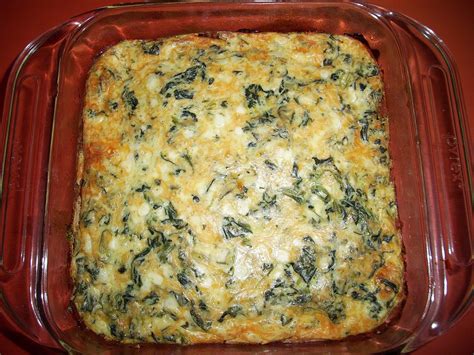 The Tote Trove: Paula Deen's Crustless Spinach Cheese Quiche