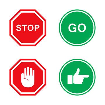 Stop And Go Signs Images – Browse 19,907 Stock Photos, Vectors, and ...