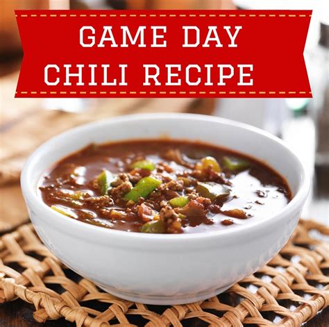 Game Day Chili Recipe | So Chic Life