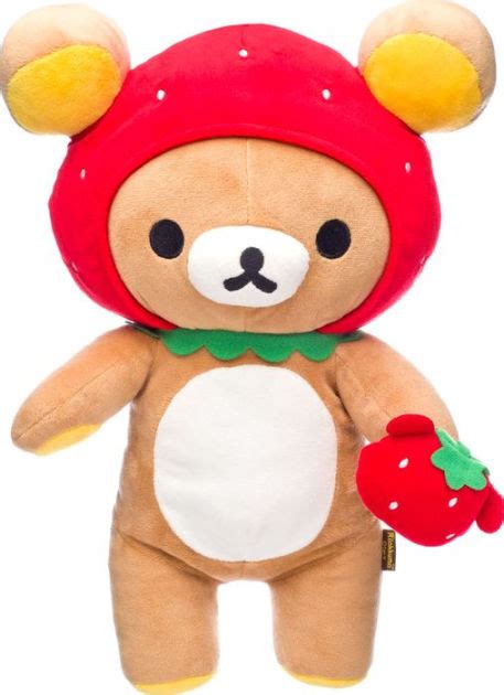 Rilakkuma Strawberry 15" Plush by AQI | Barnes & Noble®