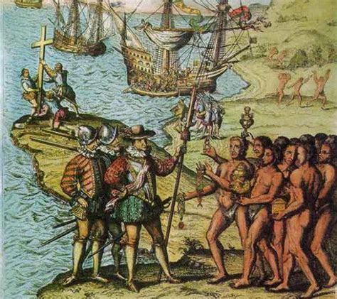 het is 1492 columbus ontdekt amerika. | Bahamas, Naval history, Mexican art