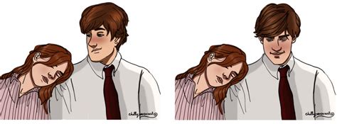 Jim and Pam (The Office) by chillyravenart on DeviantArt