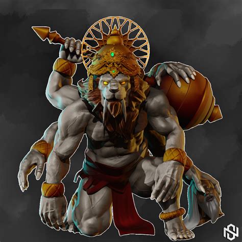 Artstation Narasimha The 4th Avatar Of Lord Vishnu – NBKomputer