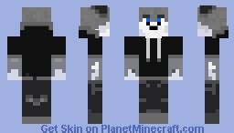 Wolf with hoodie Minecraft Skin