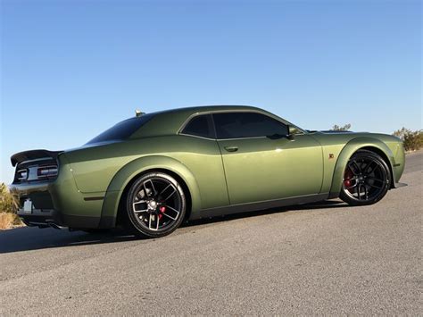 F8 Green Widebody | Dodge muscle cars, Dodge challenger srt hellcat, Dodge challenger srt