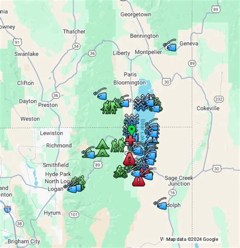 Bear Lake Utah Map