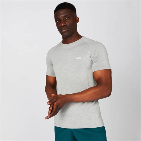 Buy Men's Performance Short-Sleeve Top | Silver | MYPROTEIN™