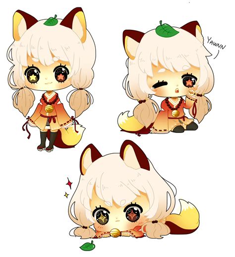 Chibi Fox Girl by tunasoba on DeviantArt