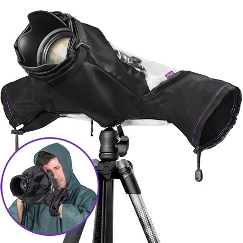 Camera Rain Cover for Canon Nikon DSLR Rain Sleeve Protection by Altura ...