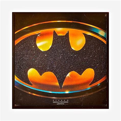 Glittered Vintage Prince Batman soundtrack Album Art Prince Batman ...