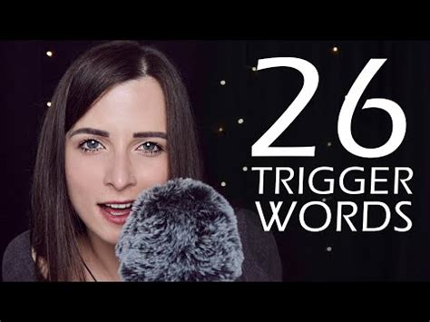 ASMR || A-Z Trigger Words (Whispering & Mic Brushing)