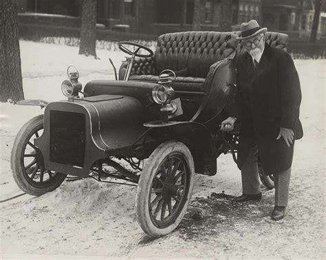 Founder of Cadillac, Henry M. Leland and his 1906 Cadillac Model ‘’M’’ Touring. 1906. [1871x1496 ...