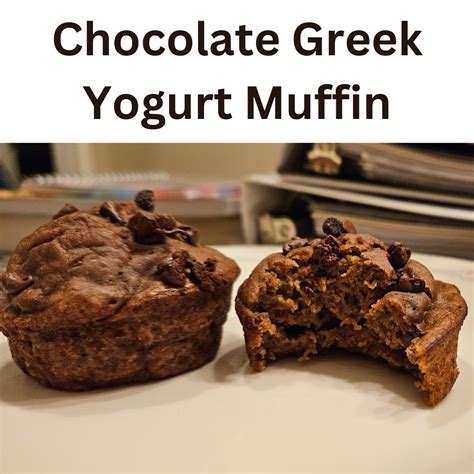 Chocolate Greek Yogurt Muffins - FabricMomFabricMom