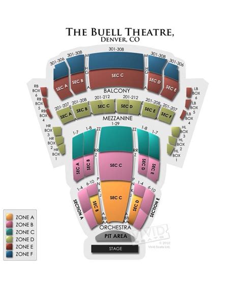 Buell Theater Seating Map – Two Birds Home