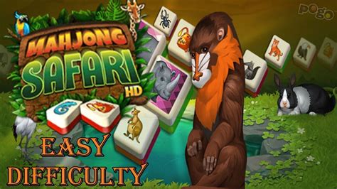 Pogo Games: Mahjong Safari HD - Easy Difficulty - YouTube