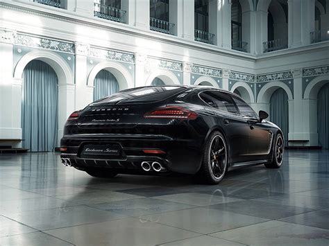 HD wallpaper: Porsche Panamera Turbo S Executive Exclusive Series, black car | Wallpaper Flare