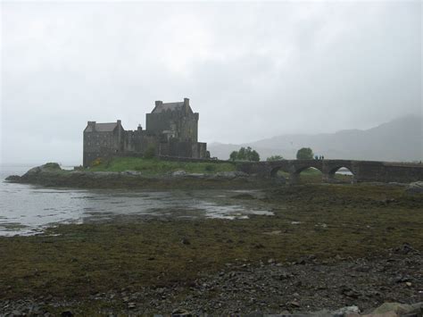 Eilean Donan castle, Kyle of Lochalsh, lovely Scottish weather.