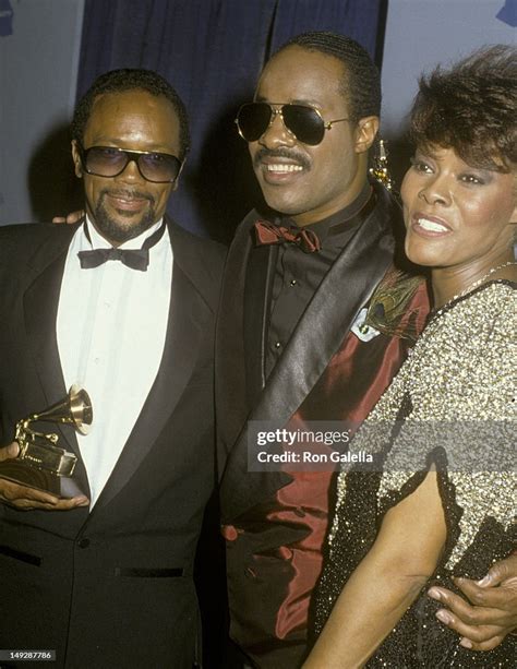 Quincy Jones, Stevie Wonder and Dionne Warwick attend 28th Annual ...