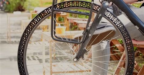 World-First 3D Printed Airless Bicycle Tire That Will Never Go Flat