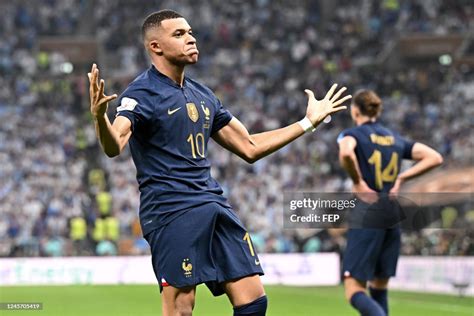 10 Kylian MBAPPE during the FIFA World Cup 2022 Final between... News ...