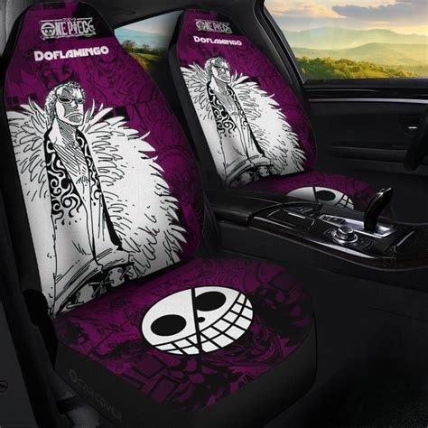 Doflamingo Car Seat Covers Custom Anime Mix Manga One Piece Car ...