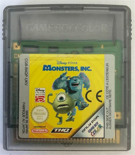 Monsters, Inc. (Europe) (Rev 1): Entry #1 [mattcurrie] - Game Boy hardware database