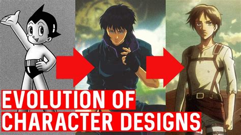 The Evolution of Anime Character Designs - YouTube