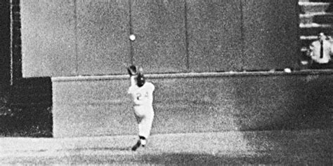 Willie Mays' The Catch in 1954 World Series