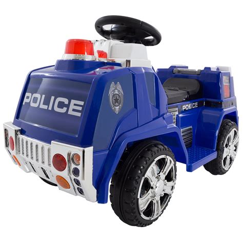 Ride on Toy, Police Truck for Kids, Battery Powered Ride on Toy by Hey ...