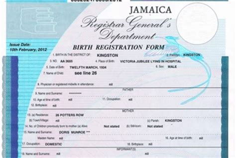 Jamaica launches project dubbed Operation Birthright to provide birth certificates for ...