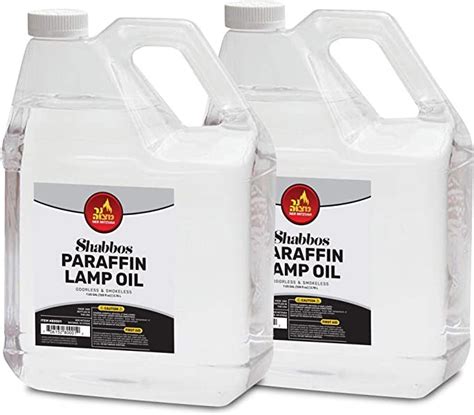 Shabbos Lamp Oil Smokeless Liquid Paraffin Clear 1 Gallon 2 Pack - The Judaica Place