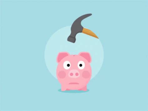 Nervous Piggy Bank GIF - Nervous Piggy Bank Bank - Discover & Share GIFs