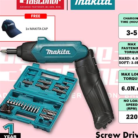 MAKITA DF001DW 3.6V In-Line Cordless Screw Driver | Shopee Malaysia