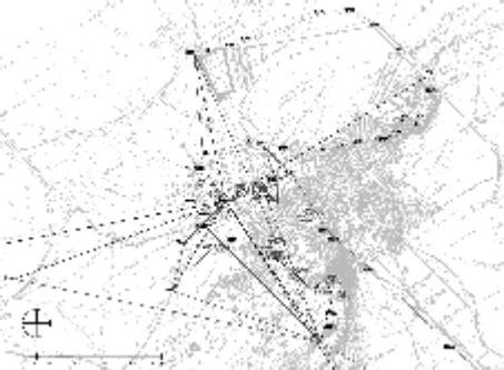 Orthoimage map of Baalbek, generated from historical aerial photographs ...