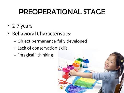 Preoperational Stage in 2022 | Cognitive development, Piaget stages of ...