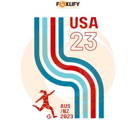 USWNT Womens World Cup 2023 SVG Cutting Digital File