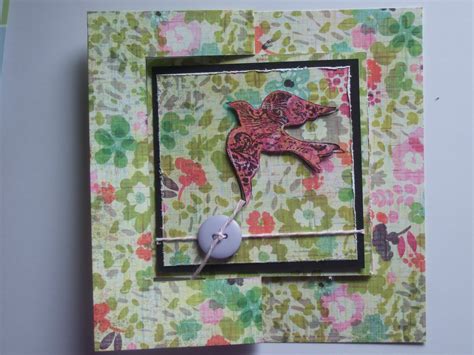 Frantic Stamper Happenings: Technique Thursday: Make a swing card without a template