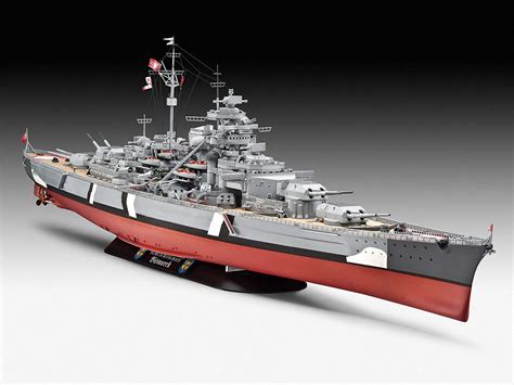 Revell Germany Ship Models 1/350 German Bismarck Battleship Kit | Internet Hobbies