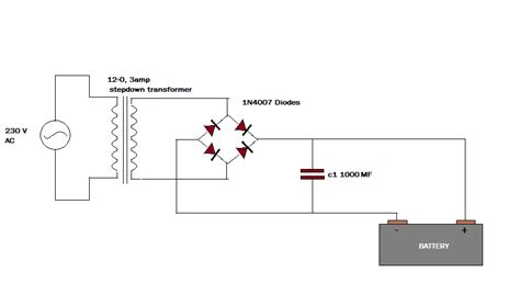Car Battery Charger Circuit Diagram And Operation