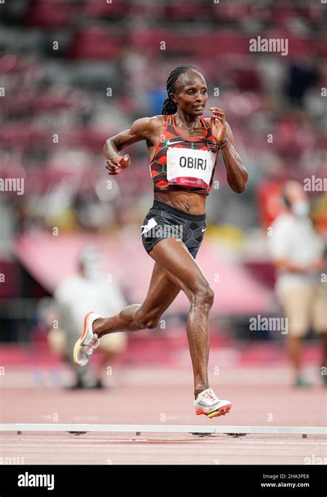 Hellen Obiri competing in the 10,000 meters of the 2020 Tokyo Olympics Games Stock Photo - Alamy