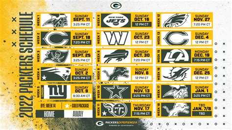 Green Bay Packers Schedule 2024 25 Printable - Jane Roanna