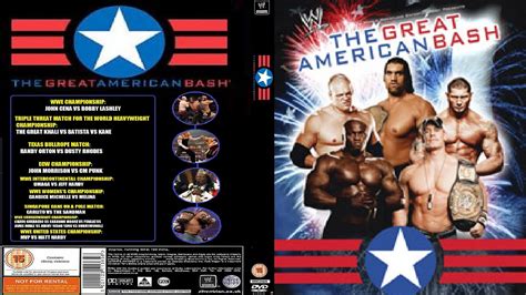 The Great American Bash 2007 - WWE 2K19 Full Card Playthrough - YouTube