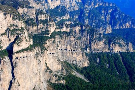 Located in the Taihang Mountains of China, the small village of Guoliang is sitting on a ...