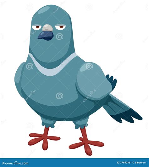 Image stock: Cartoon pigeon. Image: 27650361