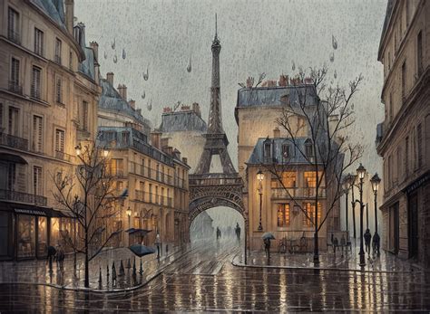 Rainy Paris by ArtisticJourney1 on DeviantArt