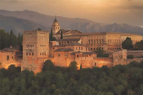 The Alhambra Palace Digital Download the Alhambra at Night - Etsy