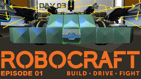 Build! Drive! Fight! Robocraft with MoD, episode 1 - YouTube