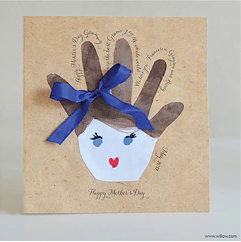 Mother's Day Handprint Cards - willowday