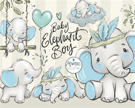 Cute Baby Boy Elephant Clipart | ubicaciondepersonas.cdmx.gob.mx