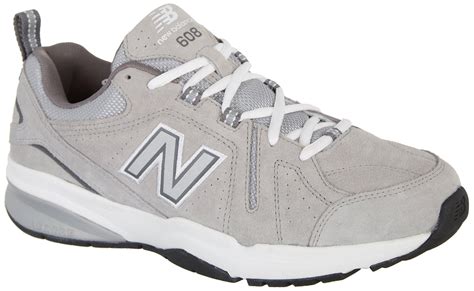 New Balance Men's 608 V5 Casual Comfort Cross Trainer, Grey Suede/Grey ...